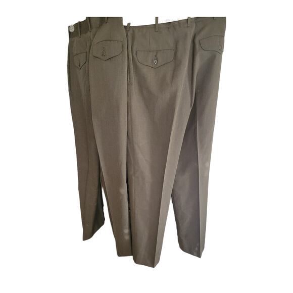Men Marine Corps Green Shade Pants 2212 Size 31L Two pair only one belt - Picture 1 of 8